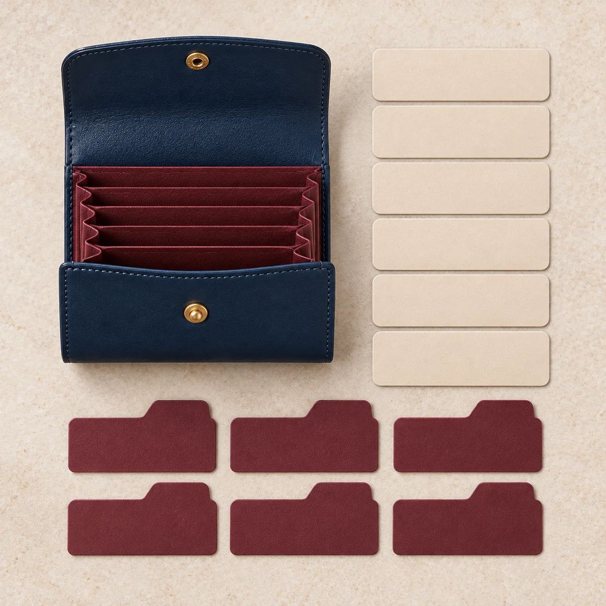 Emergency Contact Card Case — included contents
