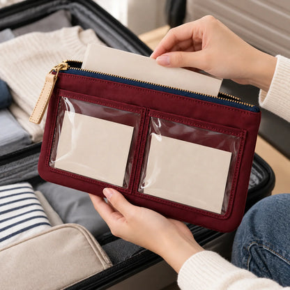 Boarding Pass and Receipt Pouch — function detail