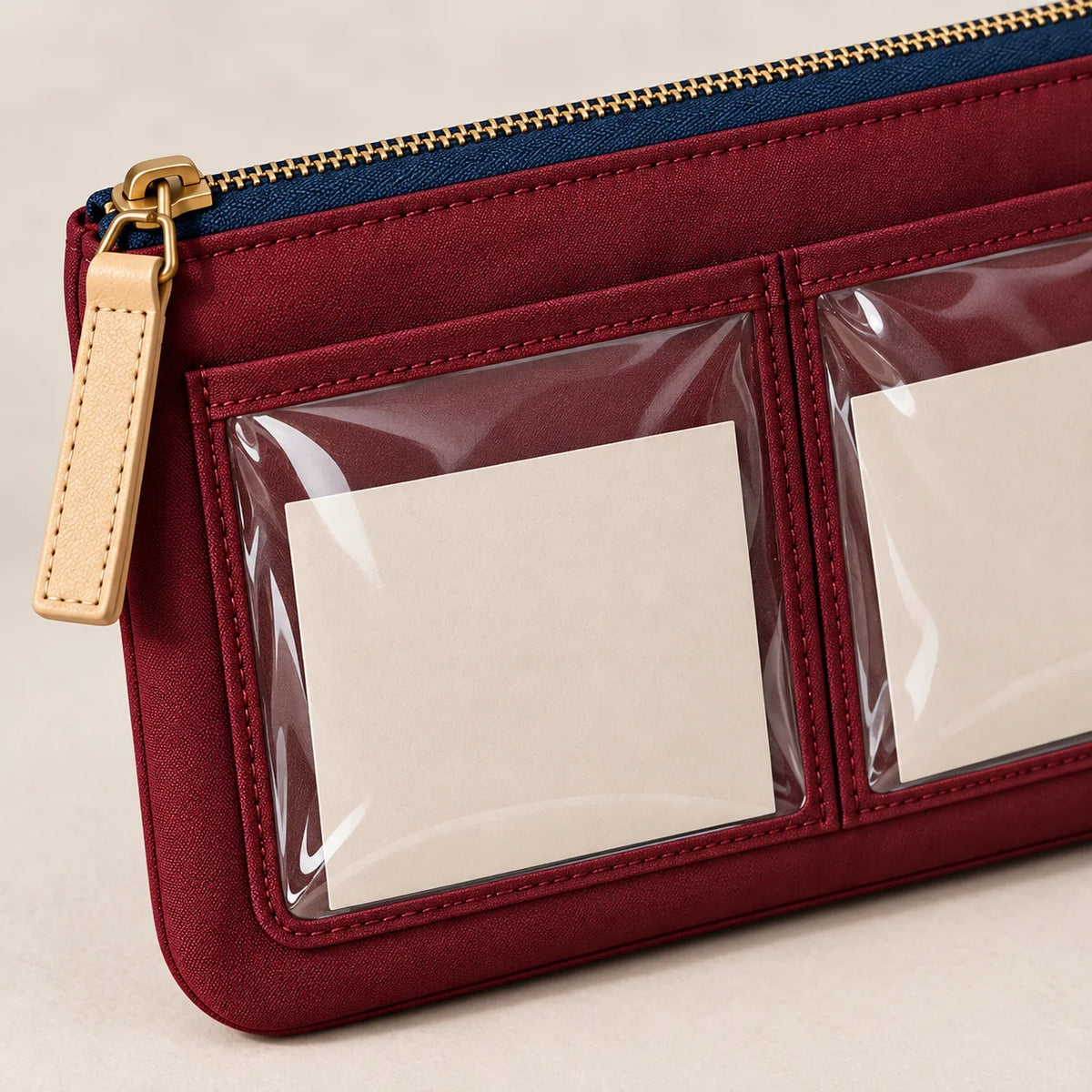 Boarding Pass and Receipt Pouch — material detail