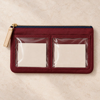 Boarding Pass and Receipt Pouch — included contents
