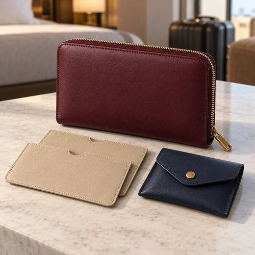 Currency and Coin Travel Wallet — product view