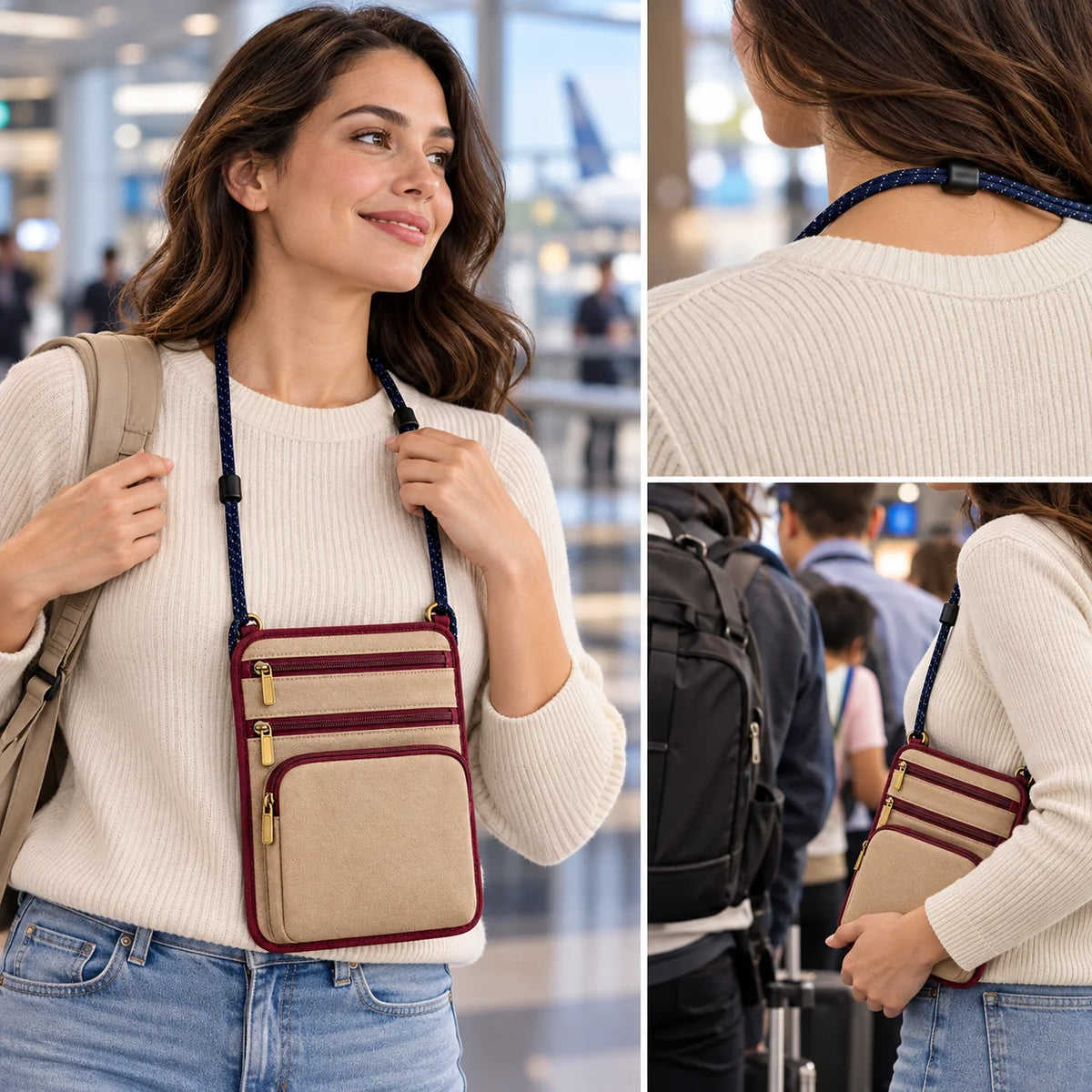 Document Neck Pouch — function detail