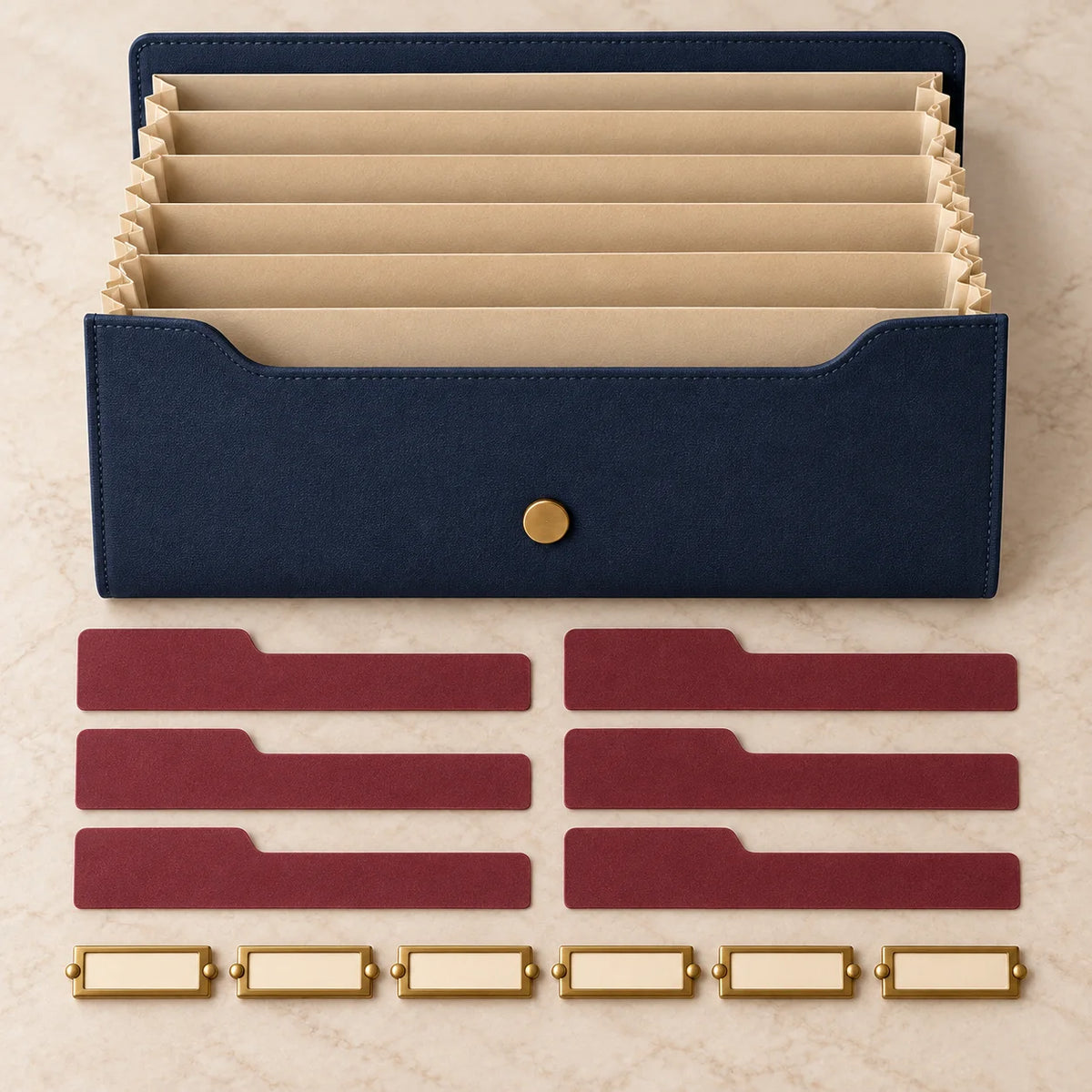 Family Itinerary Folder — included contents