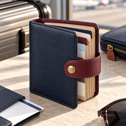 Travel Card Organizer — in use
